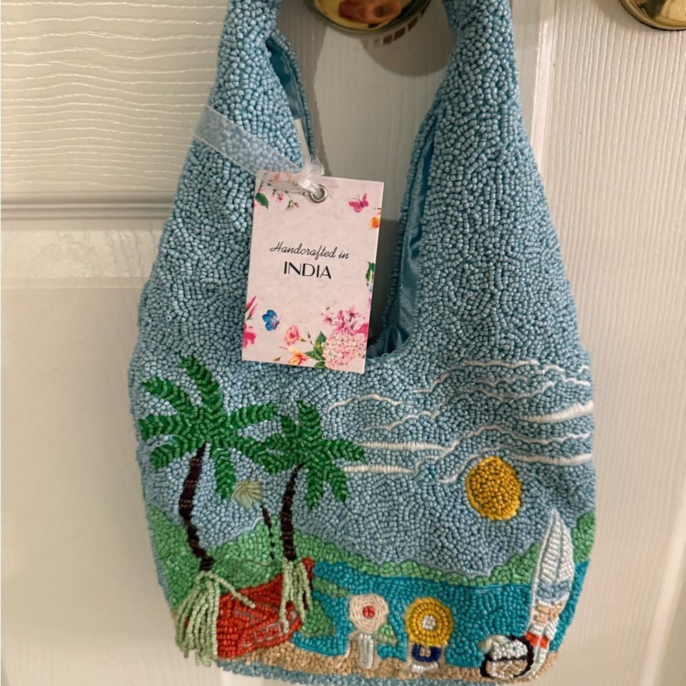 Handcrafted In India Beach Beaded bag